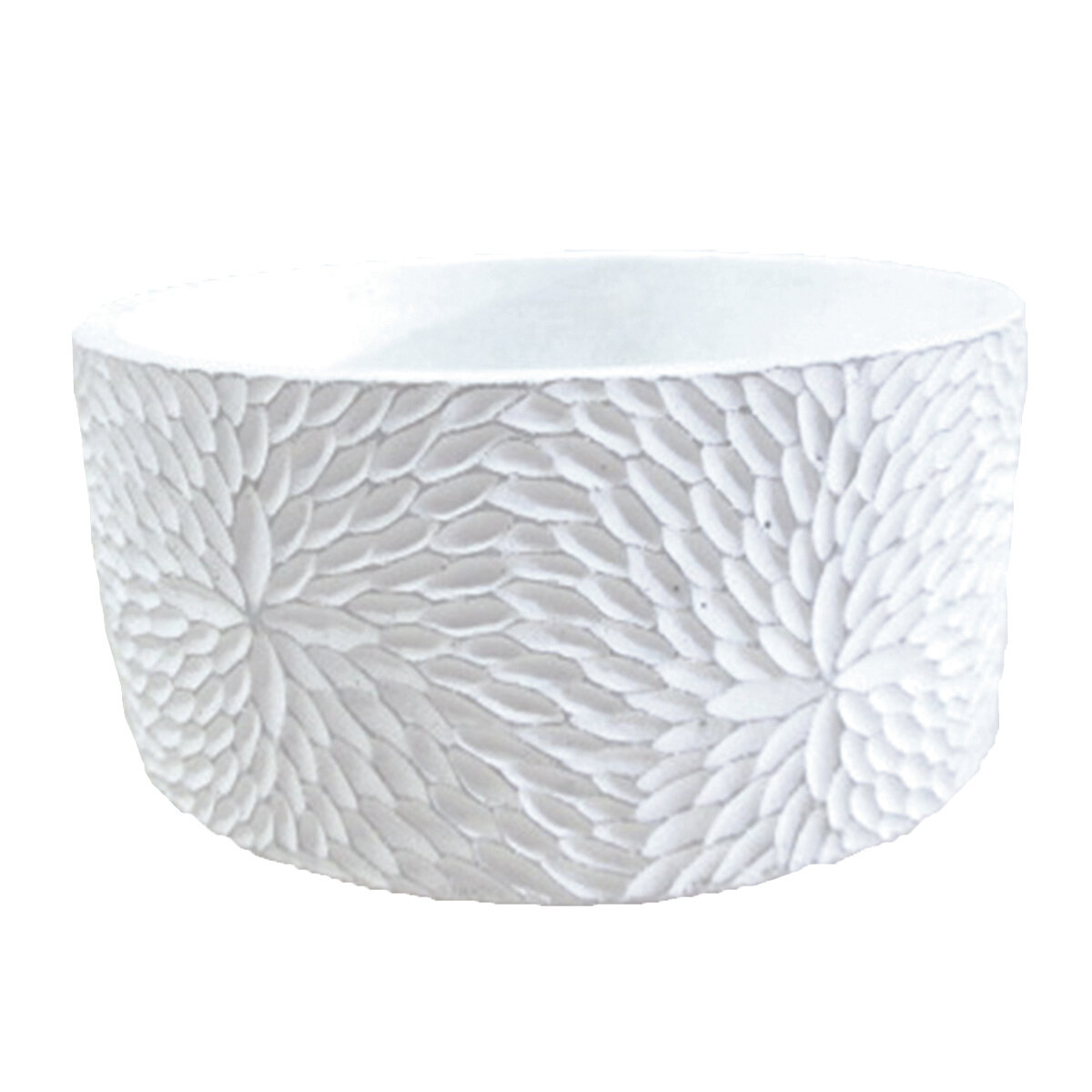 Dahlia Cement Bowl 18x9cm