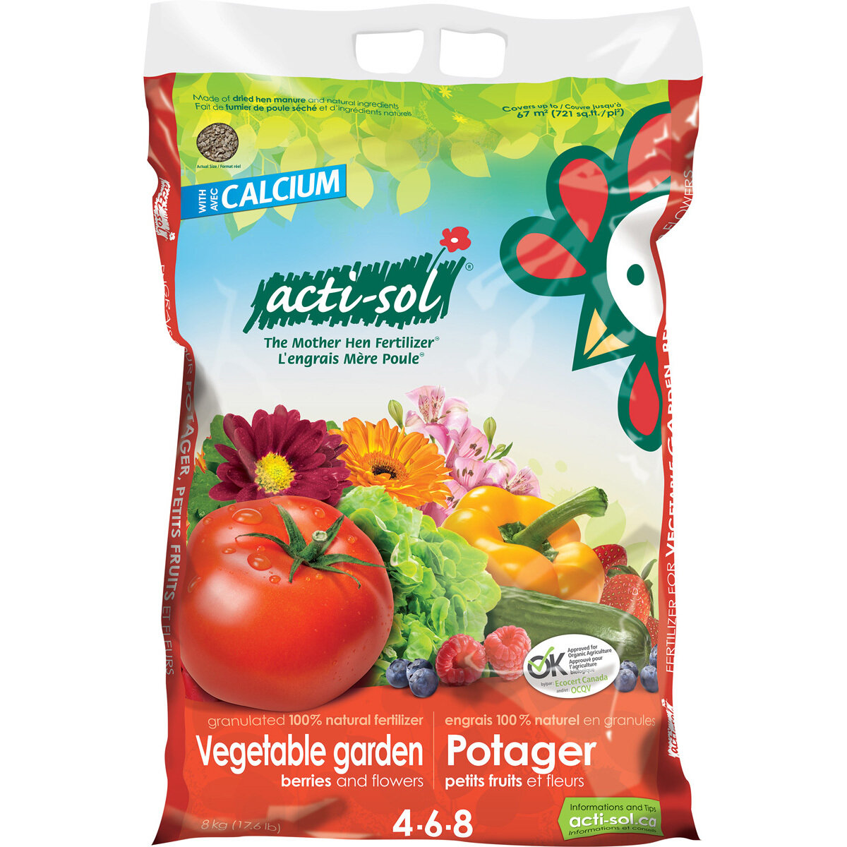 Vegetable garden, berries and flowers 4-6-8 8 kg