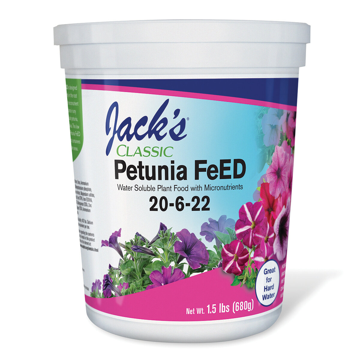 Jack's Classic Petunia FeEd 20-6-22  1.5 lb