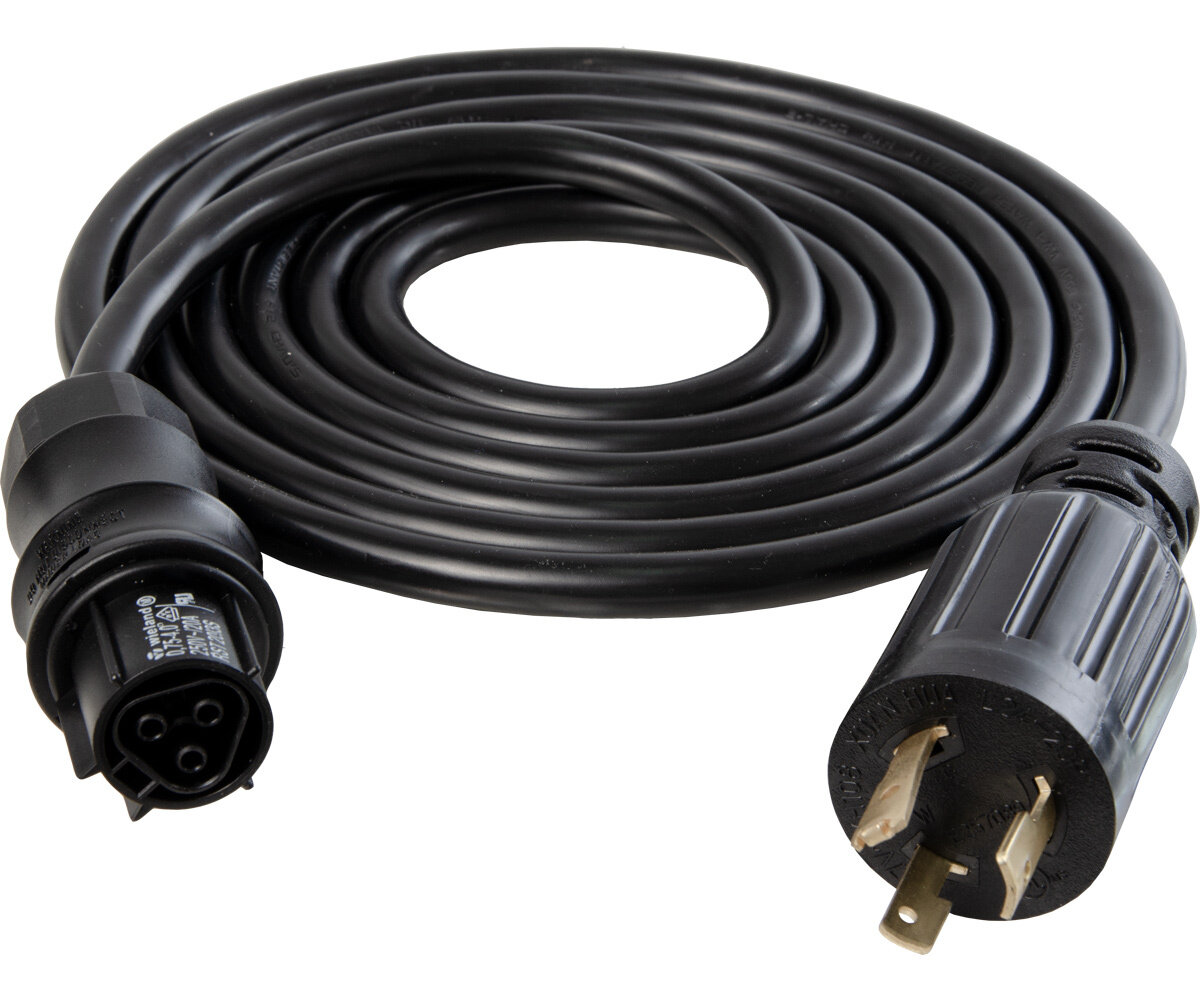 Female Wieland Connector w/8' 347V Power Cord