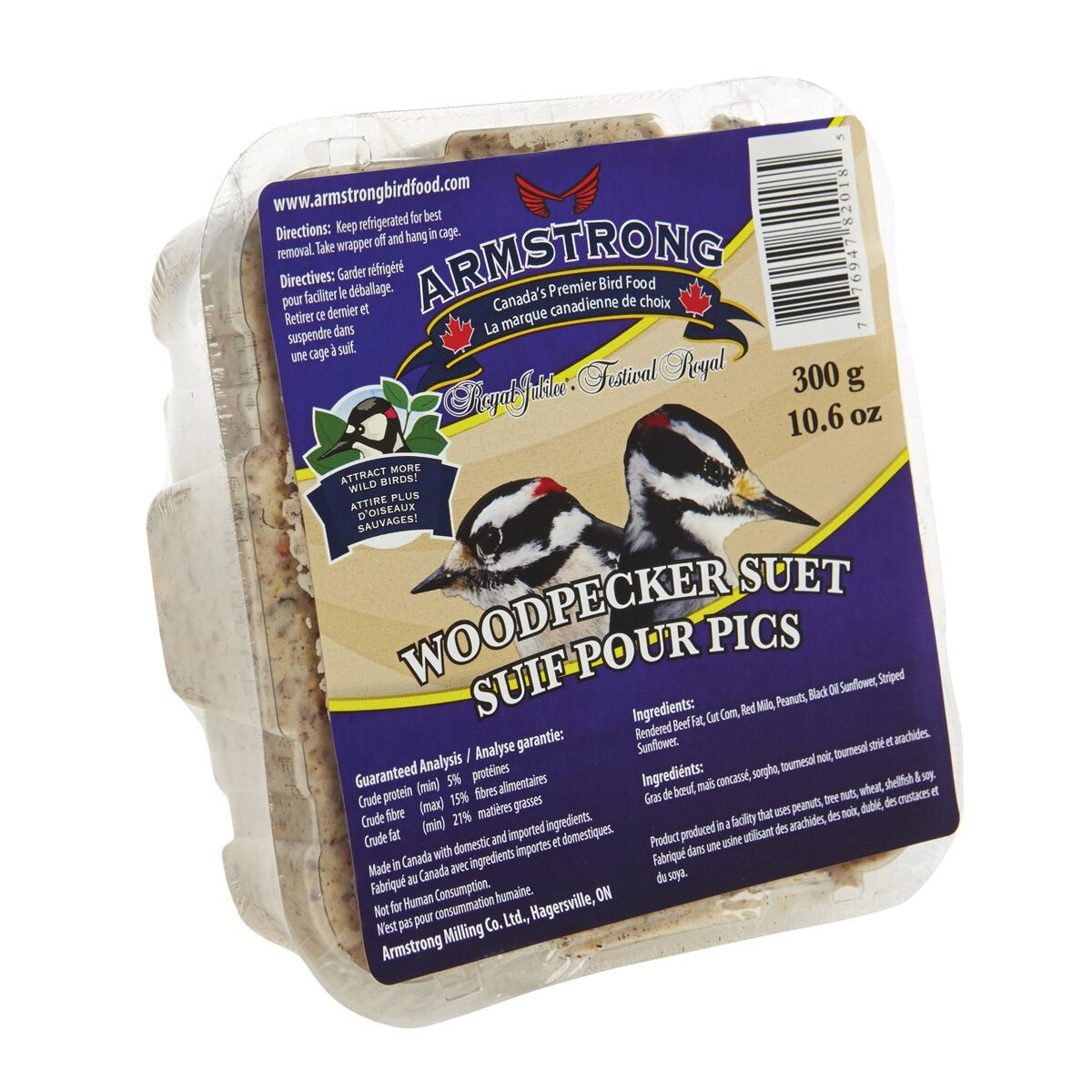 Royal Jubilee Wood Pecker Suet, 300 g