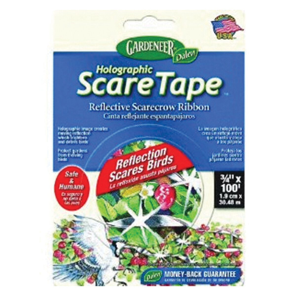 Holographic Scare Tape™ 3/4"x'100 Roll