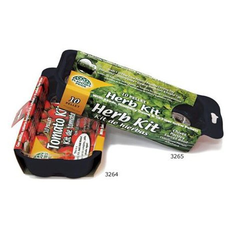 Windowsill 10 JUMBO Pellet Herb Greenhouse Kit