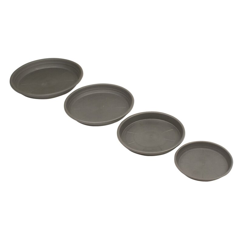 Round Saucer 12"-Black