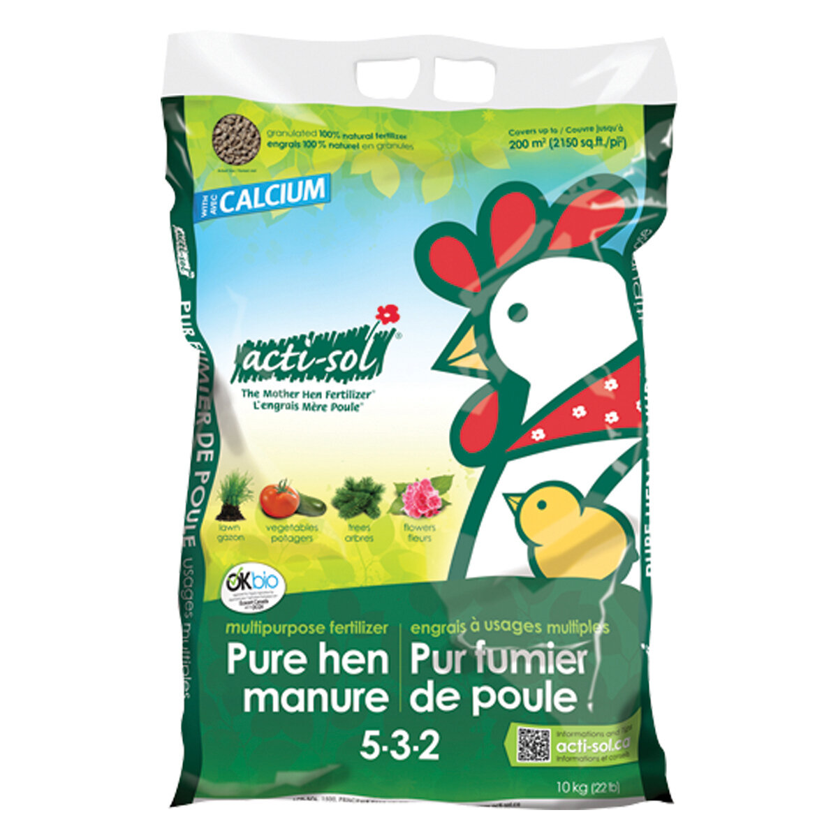 Pure hen manure multipurpose  5-3-2 10 kg