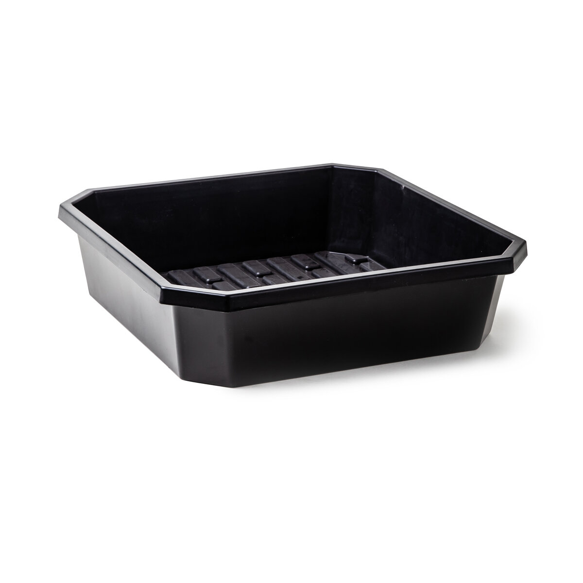 5 Gallon Square Saucer-Black