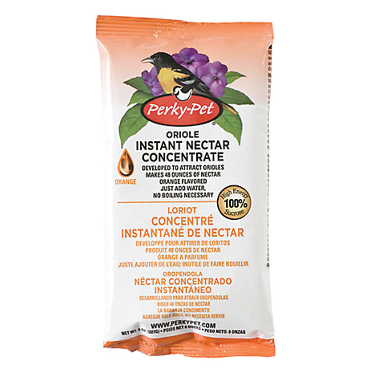 Oriole Nectar Concentrate 8 Oz Stand Up Bag
