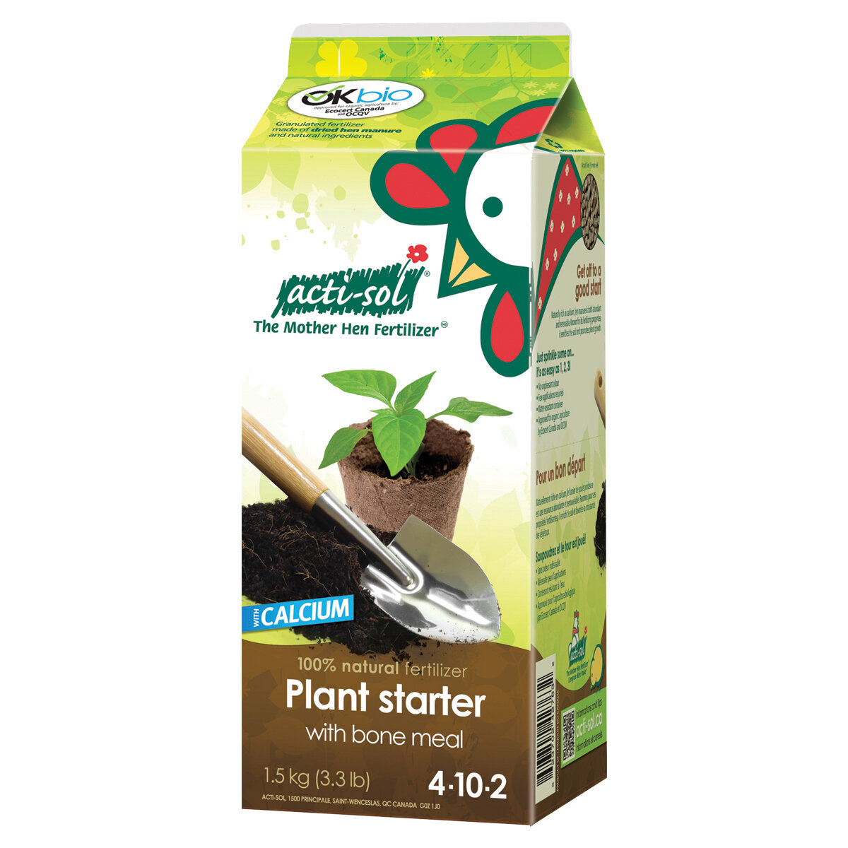 Natural transplant w/bone meal  4-10-2  1.5 kg