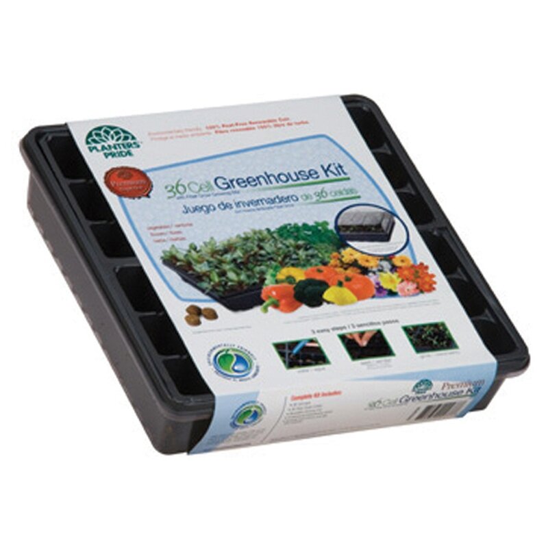 Coco Coir Pellet (35mm) 36 Cell Greenhouse Kit Coco Coir Pellet (35mm) 36 Cell Greenhouse Kit