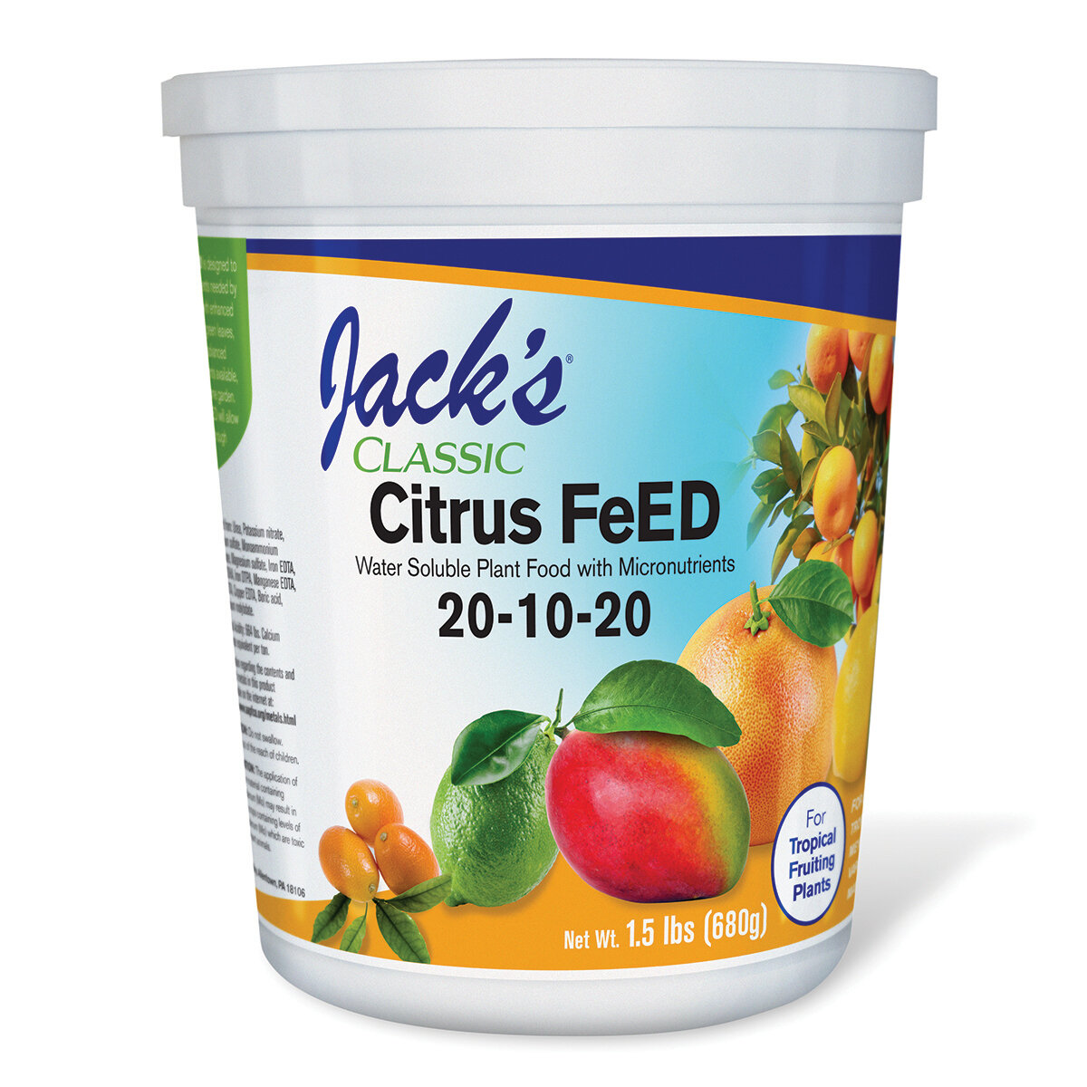 Jack's Classic Citrus FeED 20-10-20  1.5 lb