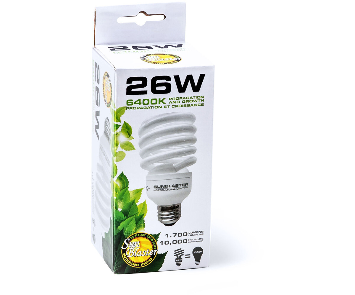 26W SunBlaster CFL 6400K - Single