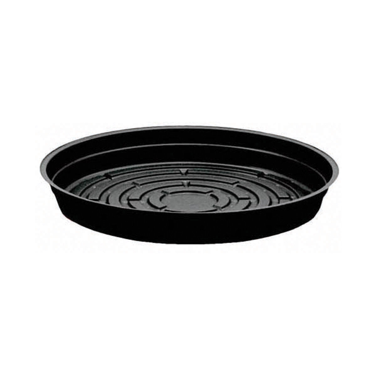 14" Black Vinyl Plant Saucer