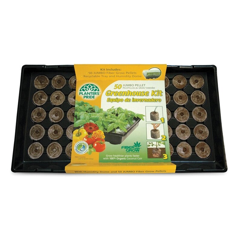 50 42mm Coconut Coir Pellet Greenhouse Kit 50 42mm Coconut Coir Pellet Greenhouse Kit