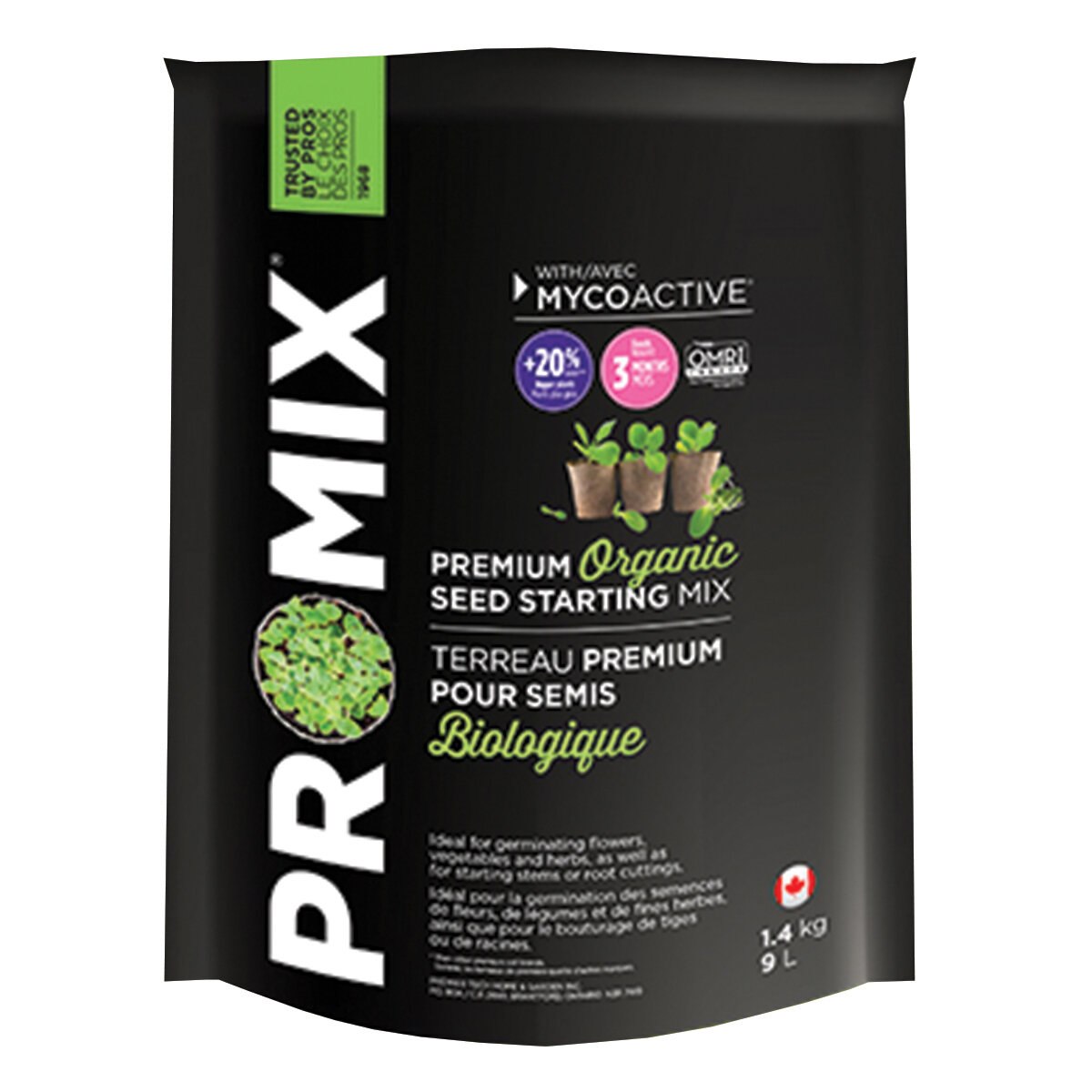 PRO-MIX Organic Seed Starting Mix 9 L