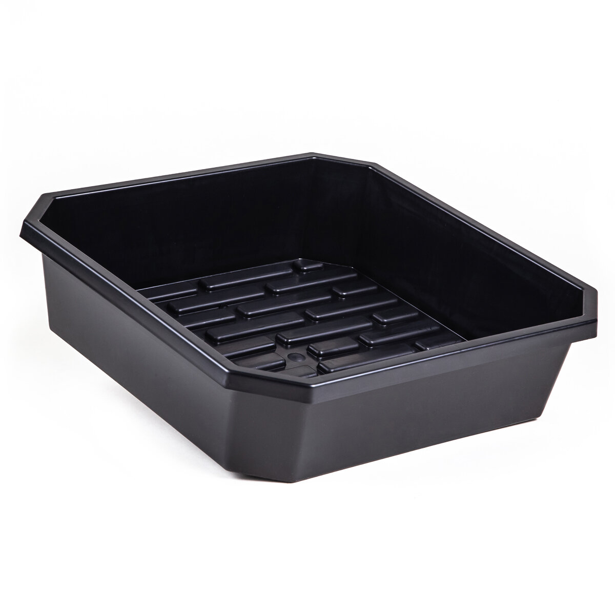 3 Gallon Square Saucer -Black *Mislabeled as 2 Gal