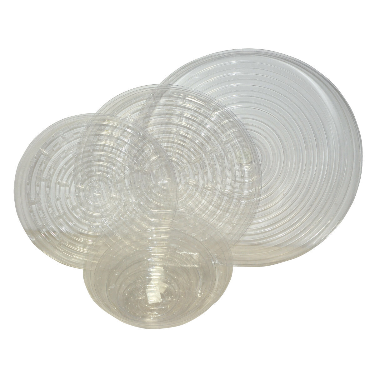 8" Clear Vinyl Plant Saucer