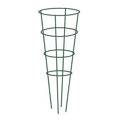 42" Wire Tomato Cage - Dark Green