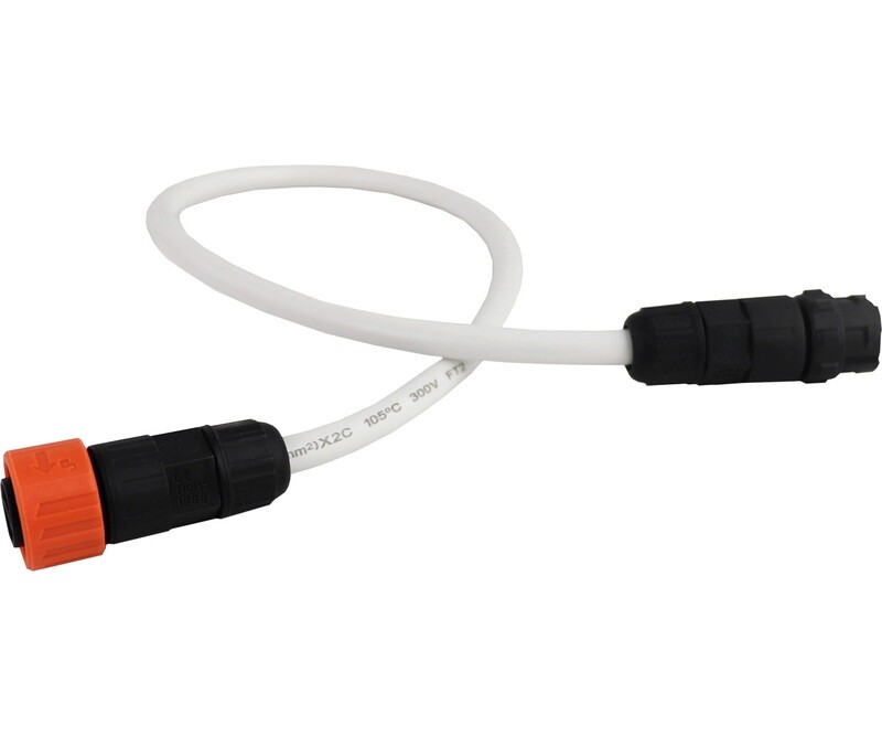 18 18" PHOTOBIO VP Power Link cable, White 18AWG