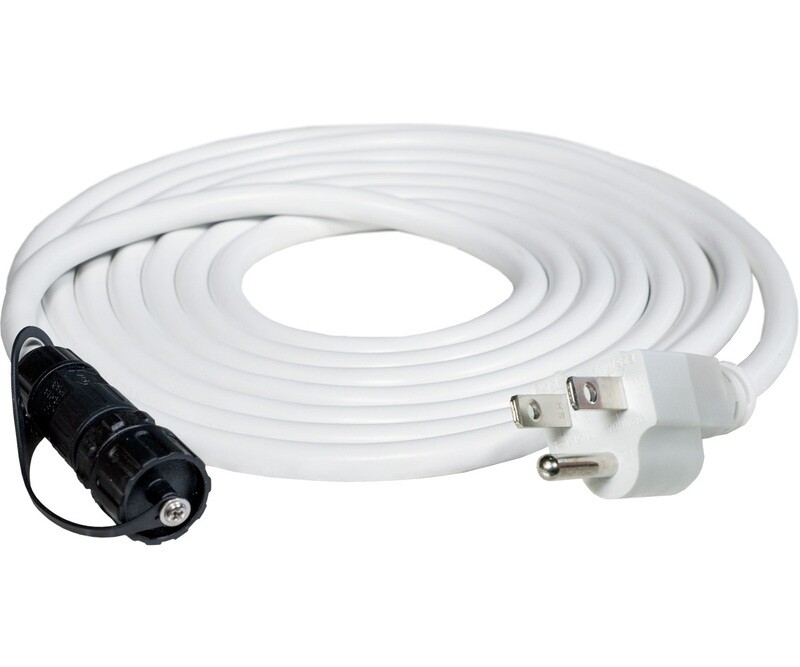 10' PHOTOBIO VP 110-120V Harness,White 18AWG Cable