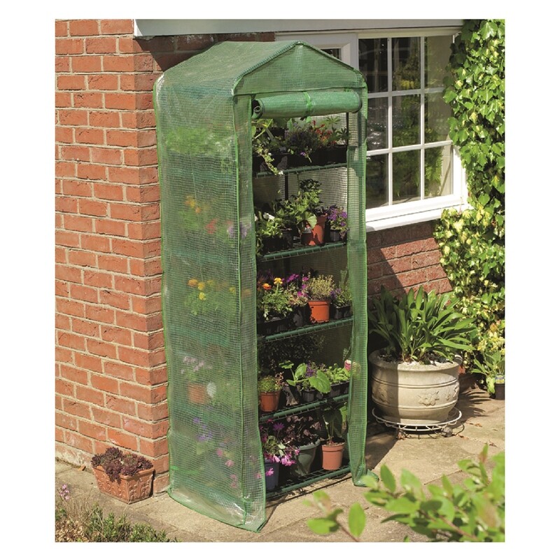 5 Tier Growhouse W/ Hd Cover - 6'7 5 Tier Growhouse W/ Hd Cover - 6'7"X2'3"X1'6"