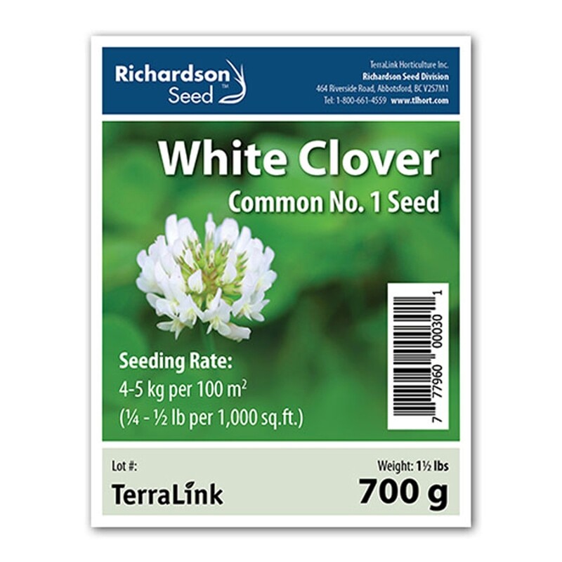 White Clover Low Growing Seed & Innoculant700g White Clover Low Growing Seed & Innoculant700g