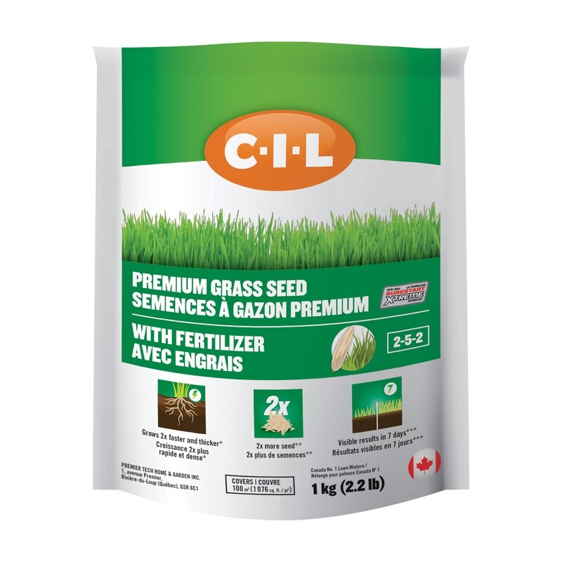 C-I-L Grass Seed - Seed & Fert 02-05-02 1 Kg C-I-L Grass Seed - Seed & Fert 02-05-02 1 Kg