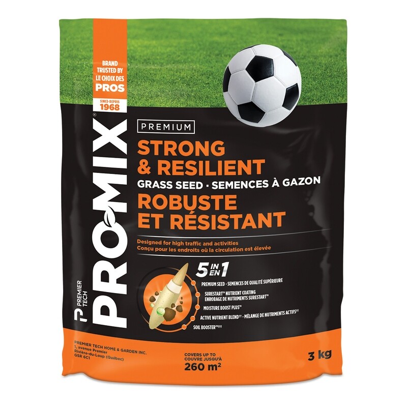 PRO-MIX Strong & Resilient 5 in 1 Grass Seed PRO-MIX Strong & Resilient 5 in 1 Grass Seed