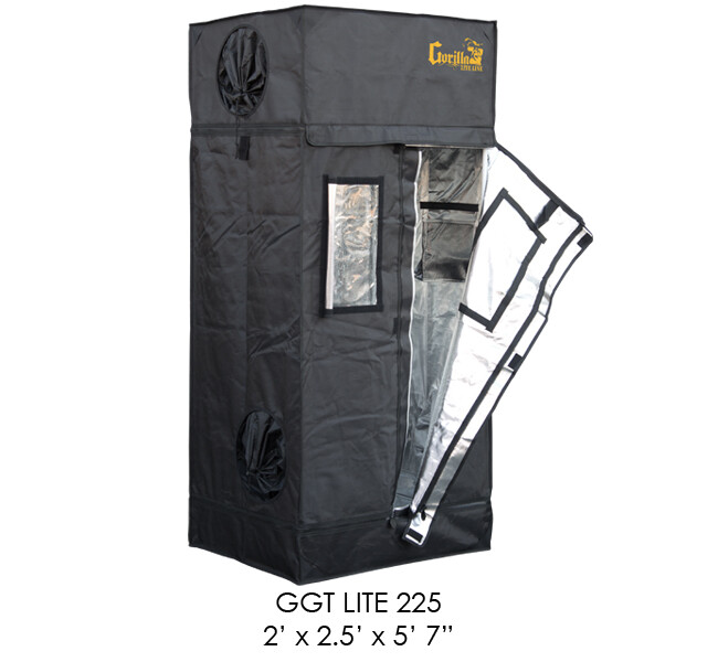 LITELINE Gorilla Grow Tent, 2' x 2.5'(No Ext Kit) LITELINE Gorilla Grow Tent, 2' x 2.5'(No Ext Kit)