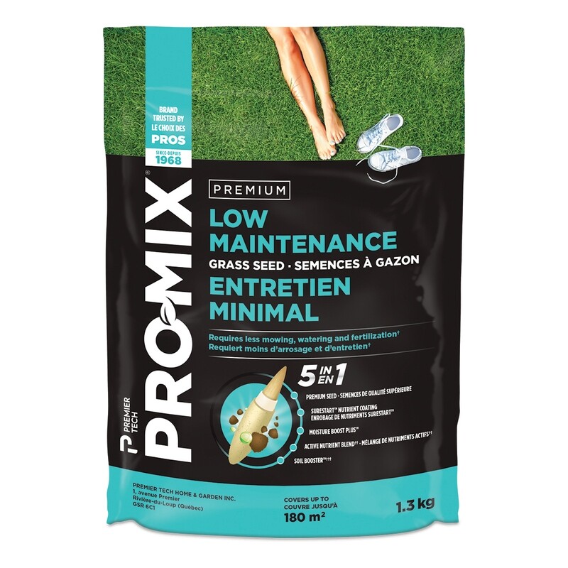PRO-MIX Low Maintenance 5 in 1 Grass Seed PRO-MIX Low Maintenance 5 in 1 Grass Seed