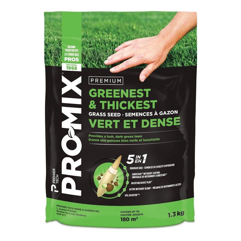 PRO-MIX Greener & Thicker 5 in 1 Grass Seed 1.3 kg