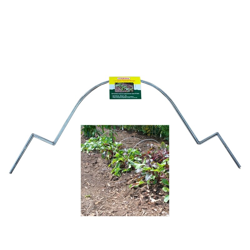Bosmere Growing Tunnel Hoops Sets of 5 Bosmere Growing Tunnel Hoops Sets of 5