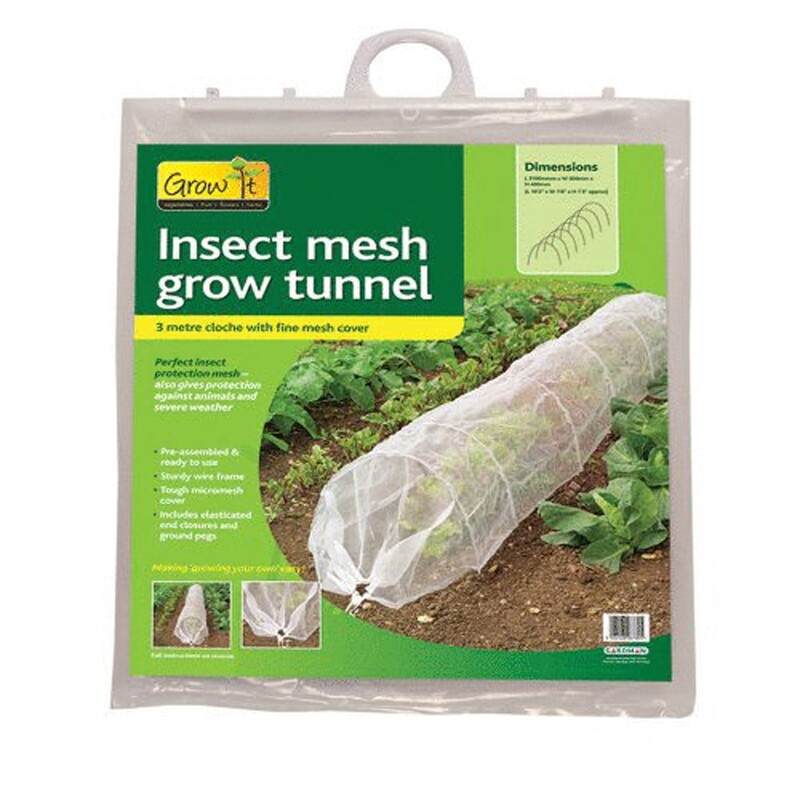 Insect Mesh Grow Tunnel  10'X1'6"