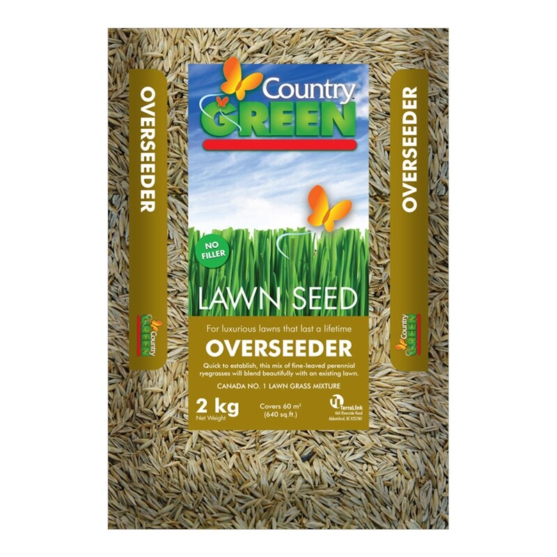 Country Green Overseeder Grass Seed 2Kg Country Green Overseeder Grass Seed 2Kg