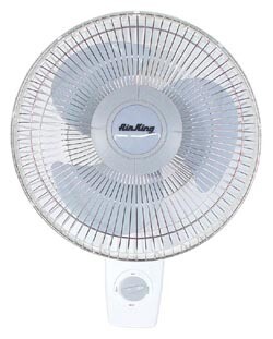 Air King 16 Air King 16" Oscillating Wall Mount Fan