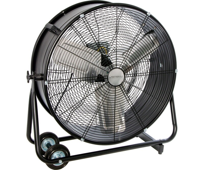 JETFAN Adjustable Tilt Drum Fan, 24 JETFAN Adjustable Tilt Drum Fan, 24"