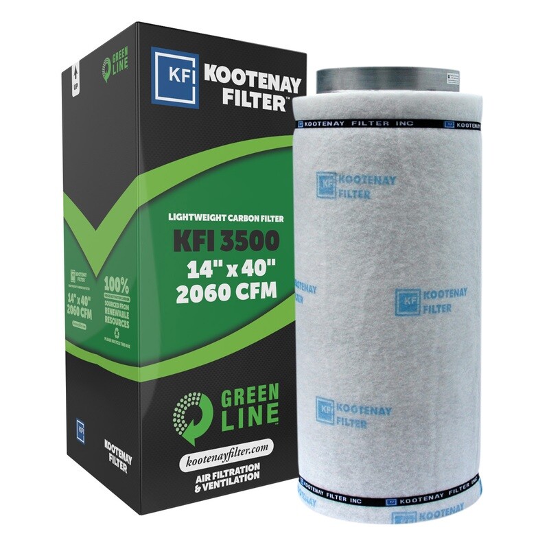 Kootenay Filter GreenLine 3500 14 Kootenay Filter GreenLine 3500 14" flange 2060cfm