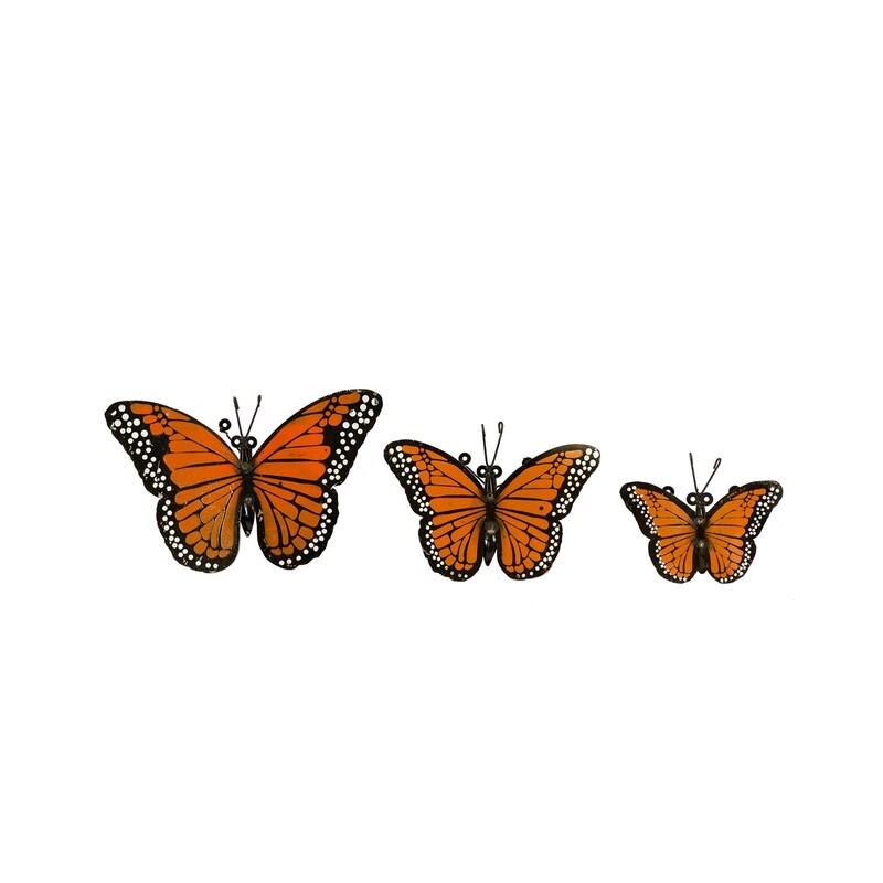 Set Of 3 Monark Butterfly