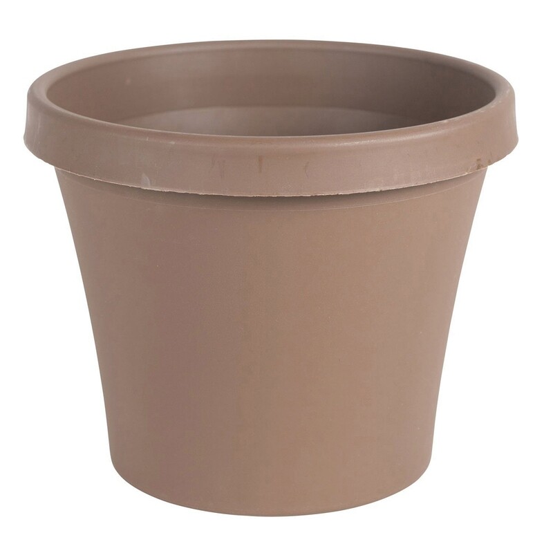 8" Terra Planter Chocolate