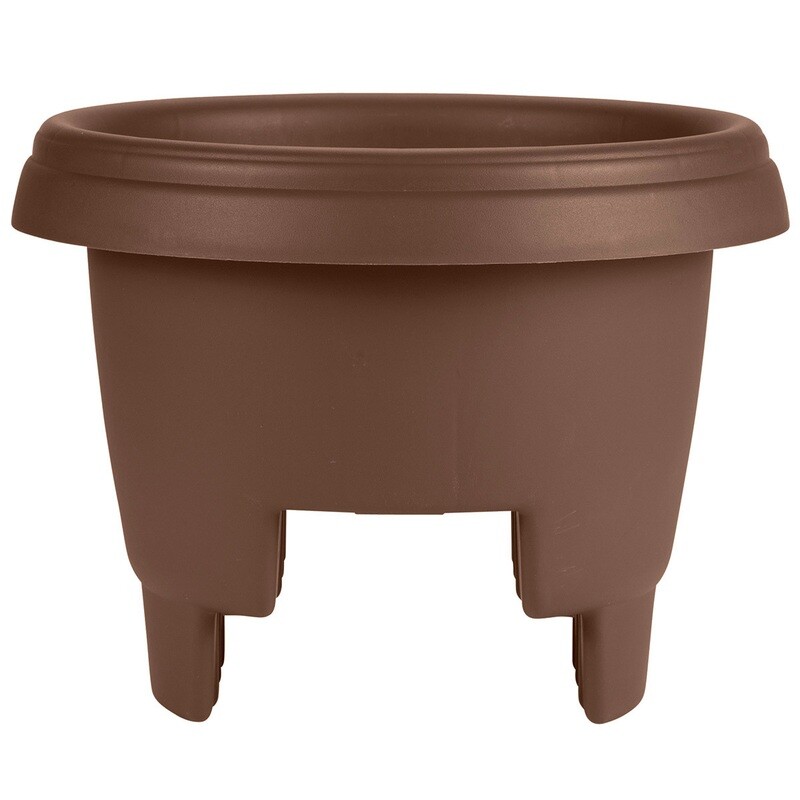 12" Deck Rail Planter Chocolate