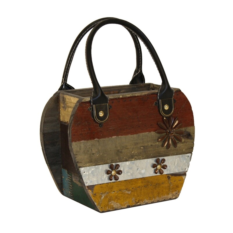 Reclaimed Collection Tote 9½ Reclaimed Collection Tote 9½"x5¼"x12"