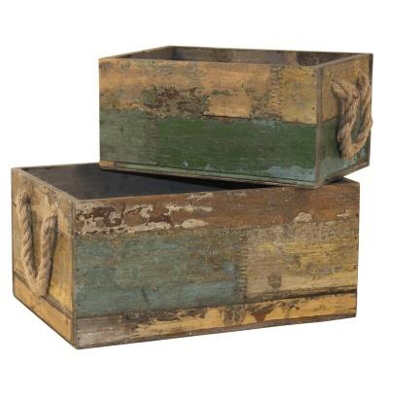 Rectangular Crate Set  Set/2