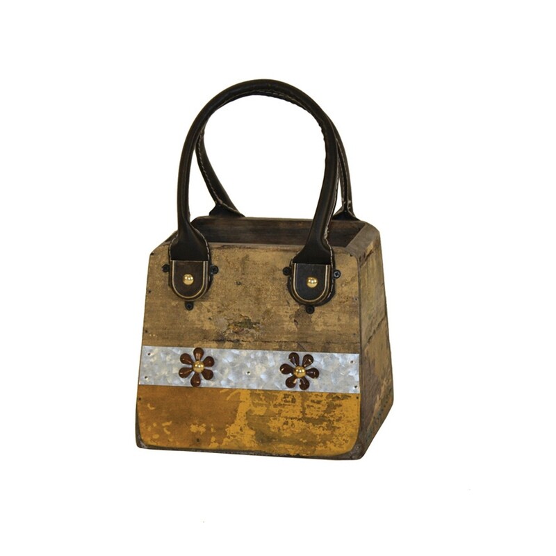 Reclaimed Collection Handbag 7 Reclaimed Collection Handbag 7"x7"x11¼"