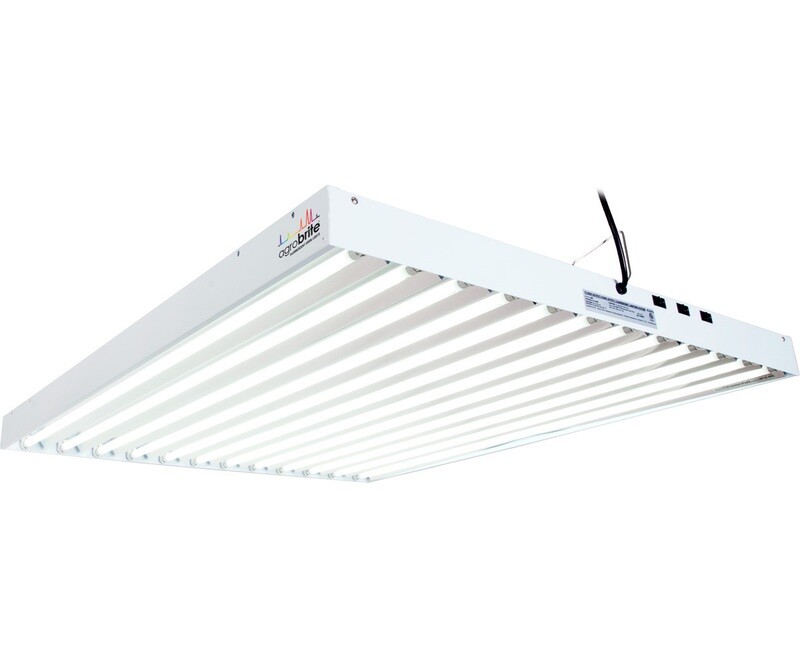 AgroBrite T5 648W 4ft 12-Tube Fixture w/Bulbs AgroBrite T5 648W 4ft 12-Tube Fixture w/Bulbs