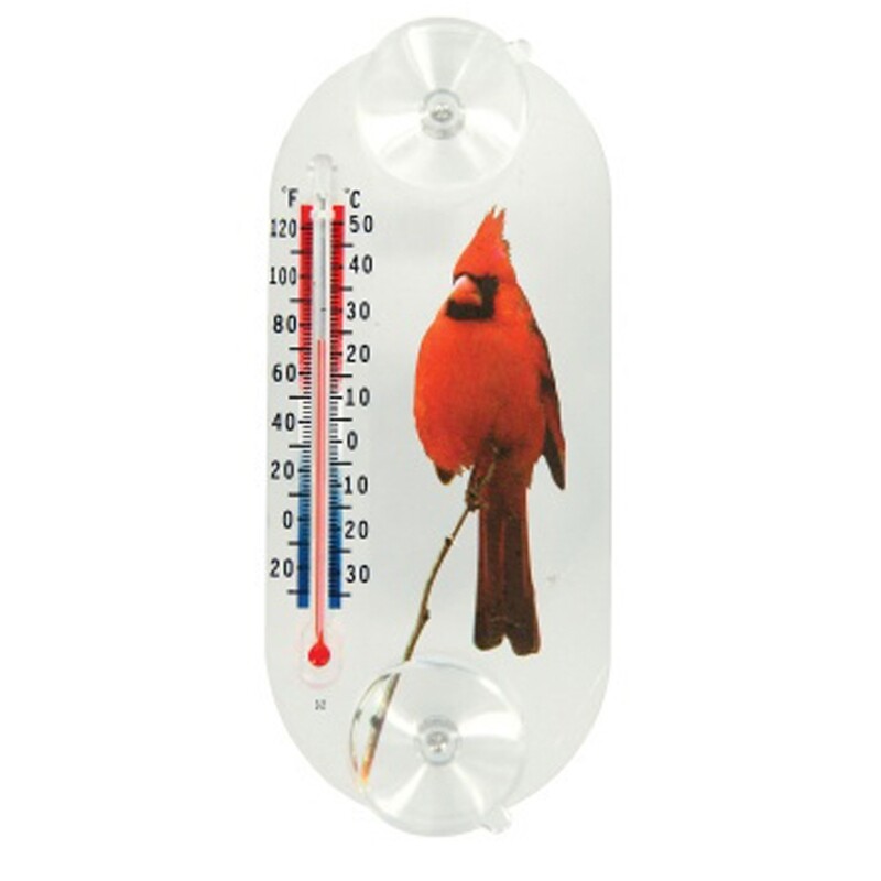 Cardinal Suction Cup Window Thermometer Cardinal Suction Cup Window Thermometer
