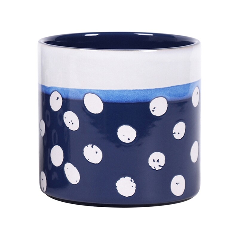Carla Dot  4''  Flower Pot