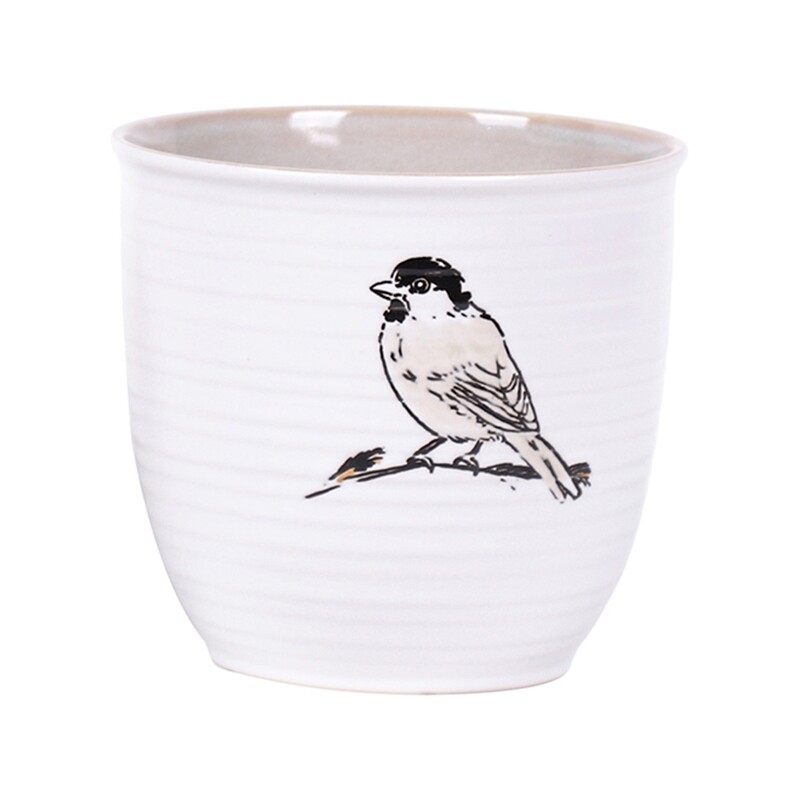 Emma Bird 4" Flower Pot