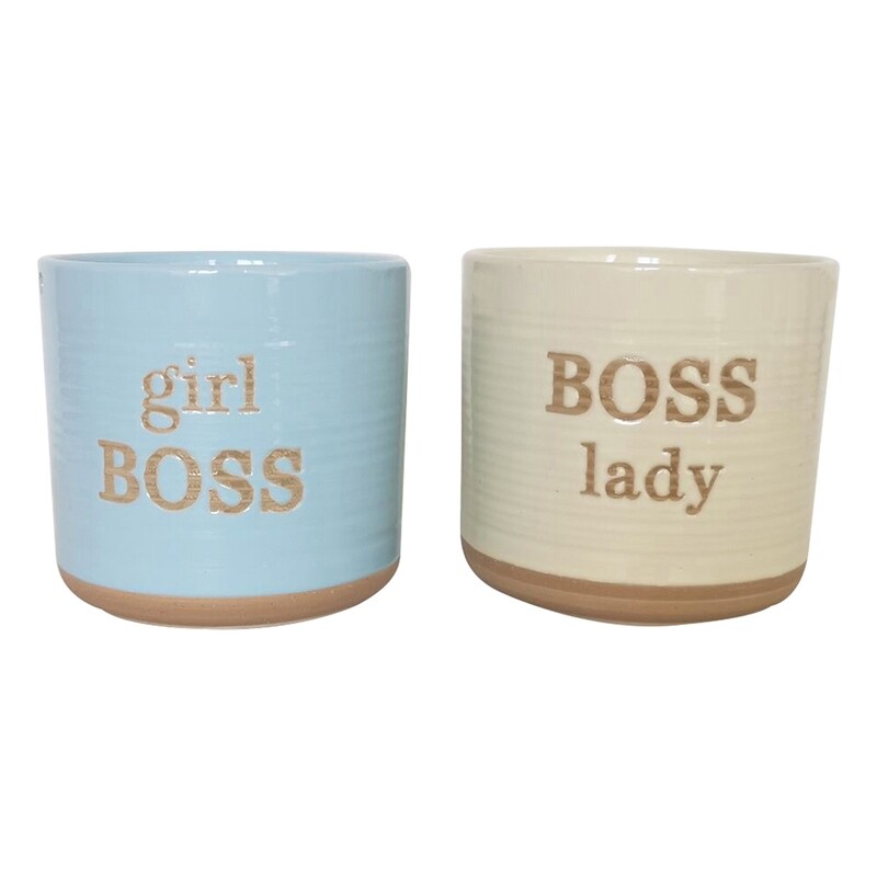 Boss Planters 5'', 2 Asst Colours Boss Planters 5'', 2 Asst Colours