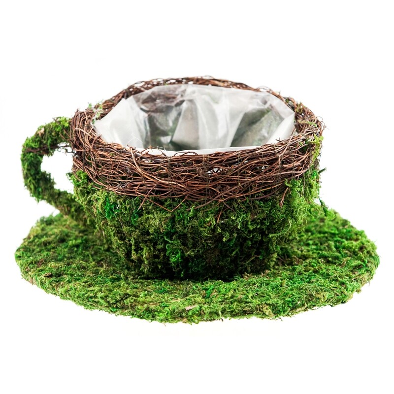 Deco Coffee Cup Fresh Green 6in Large Deco Coffee Cup Fresh Green 6in Large