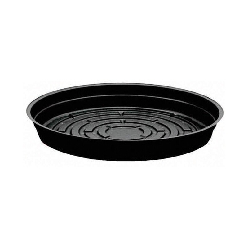 10" Black Vinyl Plant Saucer