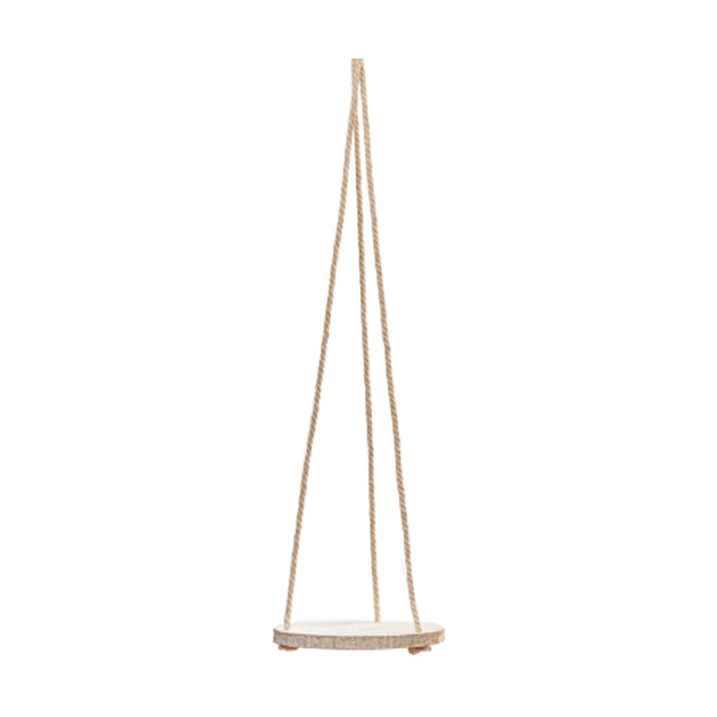 8 Inch Hanging Hardwood - Jute